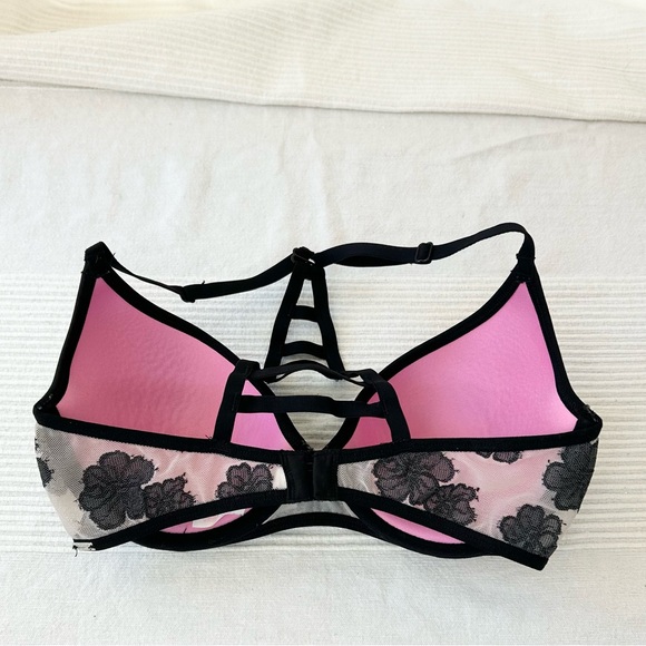 Victoria's Secret PINK Hibiscus Lace Cage Back Bra - Picture 6 of 10